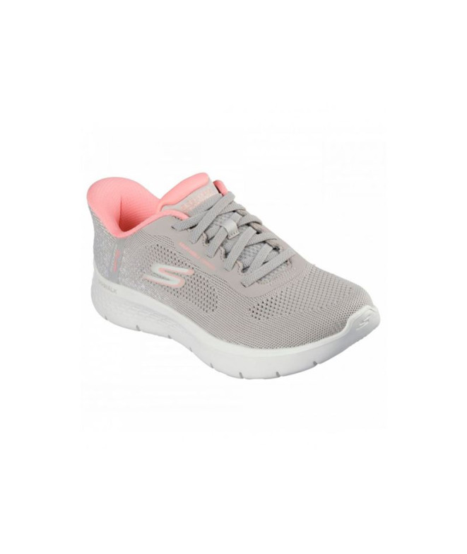 Sapatilhas Skechers Go Walk Flex Mulher Bege