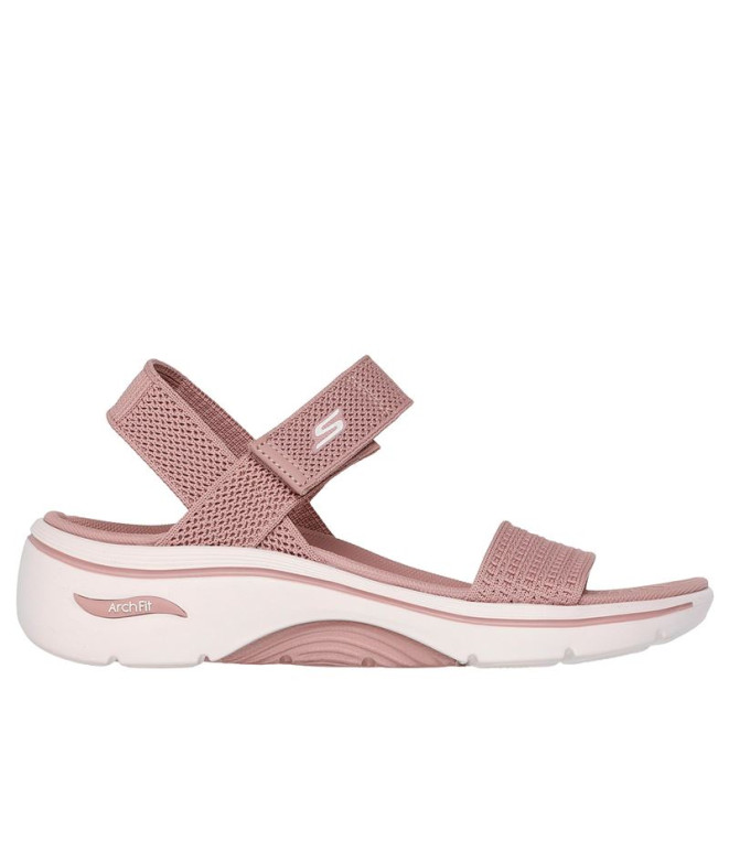 Sandalias Skechers Go Walk Arch Fit 2,0 Mujer Mauve