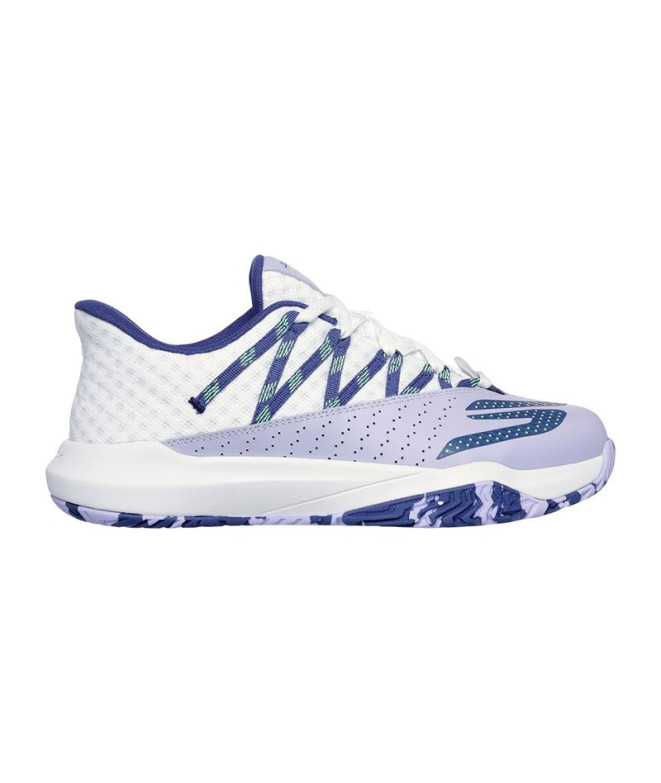 Chaussures de Pádel Skechers Viper Court Femme Blanc/Violet