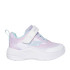 Chaussures Skechers Microspec Advance Fille Blanc/Violet
