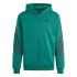 Casaco adidas Future Icons 3 Bandas Full-Zip Hoodie Homem Verde Escuro
