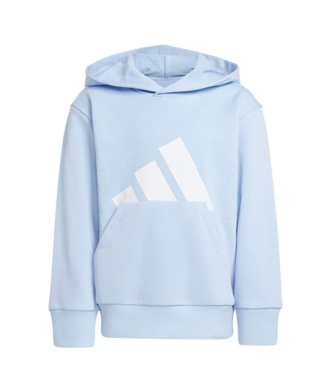 Moletom adidas Lk Bl French Terry Hd Infantil Azul/Branco
