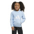 Moletom adidas Lk Bl French Terry Hd Infantil Azul/Branco