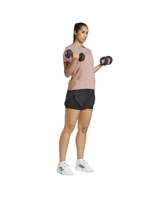 T-shirt de Fitness adidas Wtr D4T Femme Rose