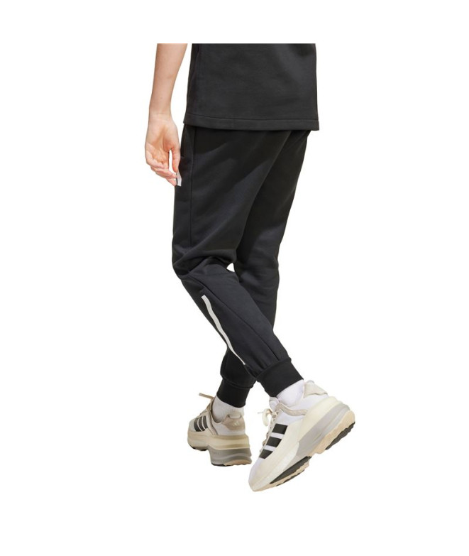 Pantalons adidas Z.N.E. Enfant Noir/Blanc