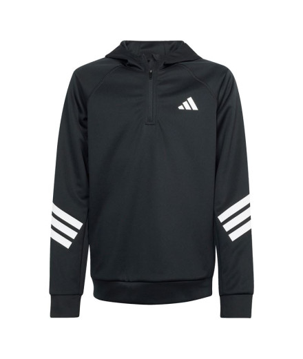 Sweat de Fitness adidas Spr Hoodie Enfant Noir/Blanc