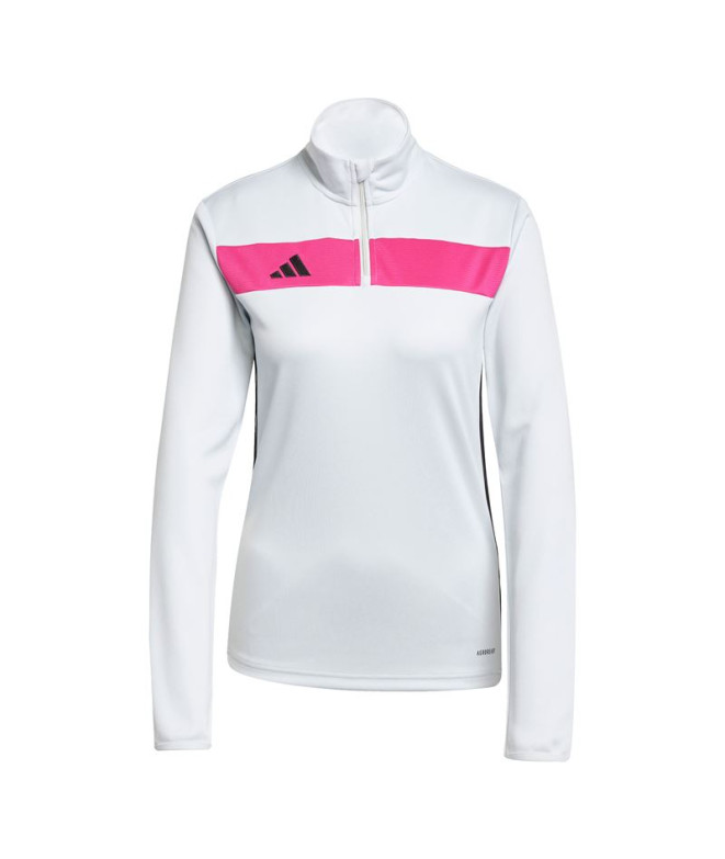 Camiseta de Futebol adidas Tiro Es Top Mulher Cinza