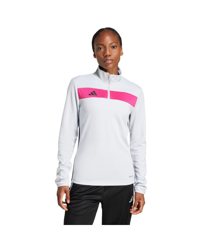 T-shirt de Football adidas Tiro Es Haut Femme Gris