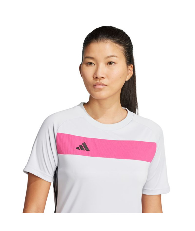 T-shirt de Football adidas Tiro Es Jsy Femme Gris