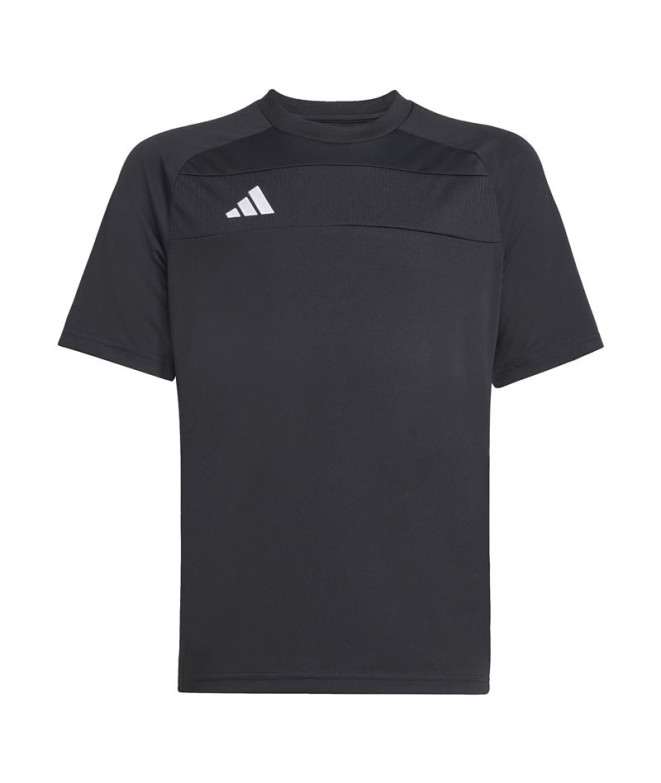 Camiseta de Fútbol adidas Tiro Es Infantil Negro/Blanco