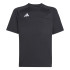 Camiseta de Futebol adidas Tiro Es Infantil Preto/Branco