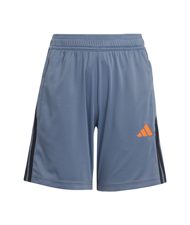 Pantalones de Fútbol adidas Tiro Es Sho Infantil Azul