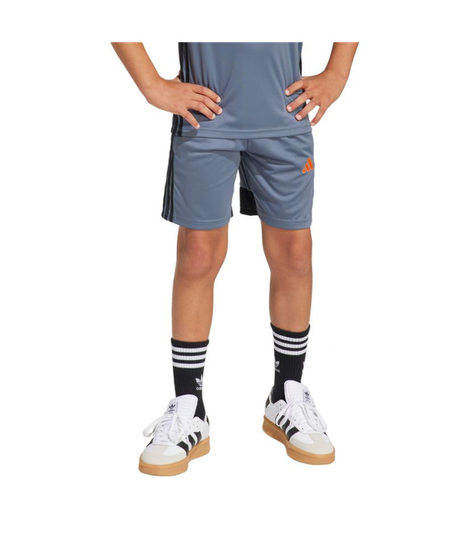 Calça de Futebol adidas Tiro Es Sho Infantil Azul