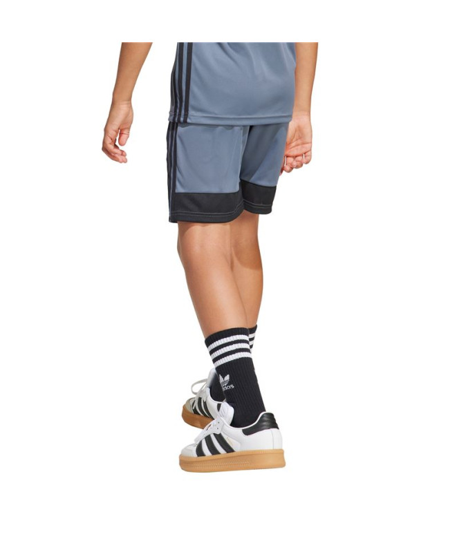 Calça de Futebol adidas Tiro Es Sho Infantil Azul