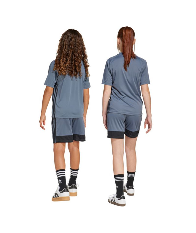 Calça de Futebol adidas Tiro Es Sho Infantil Azul