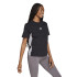 Camiseta adidas 3 Bandas Sj Mulher Preto/Branco