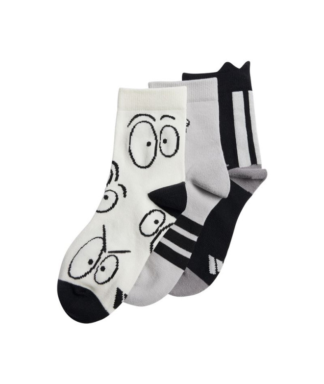 Calcetines adidas Lk Adrpt 3Pp Infantil Coenpo/Casbla/Arcmar
