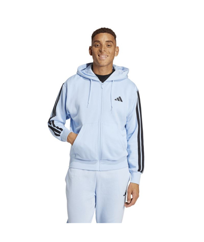 Sweat adidas 3Bandas Fl Fz Hd Homme Bleu/Noir