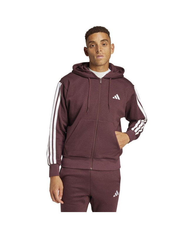 Moletom adidas 3Bandas Fl Fz Hd Homem...