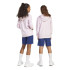 Pantalons adidas Bl Kn Sh 210 Enfant Bleu Foncé/Blanc