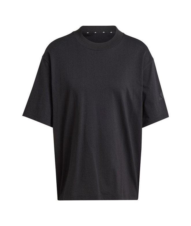 Camiseta adidas Sl+ Sj Boyf Mujer Negro