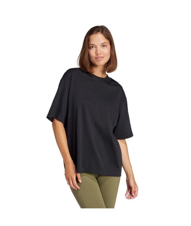 T-shirt adidas Sl+ Sj Boyf Femme Noir