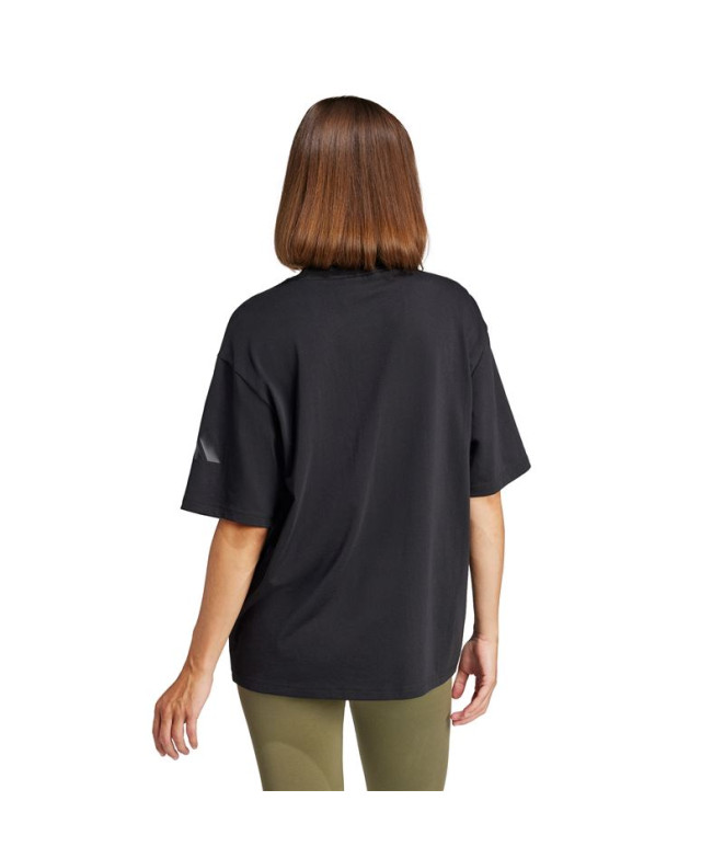 T-shirt adidas Sl+ Sj Boyf Femme Noir