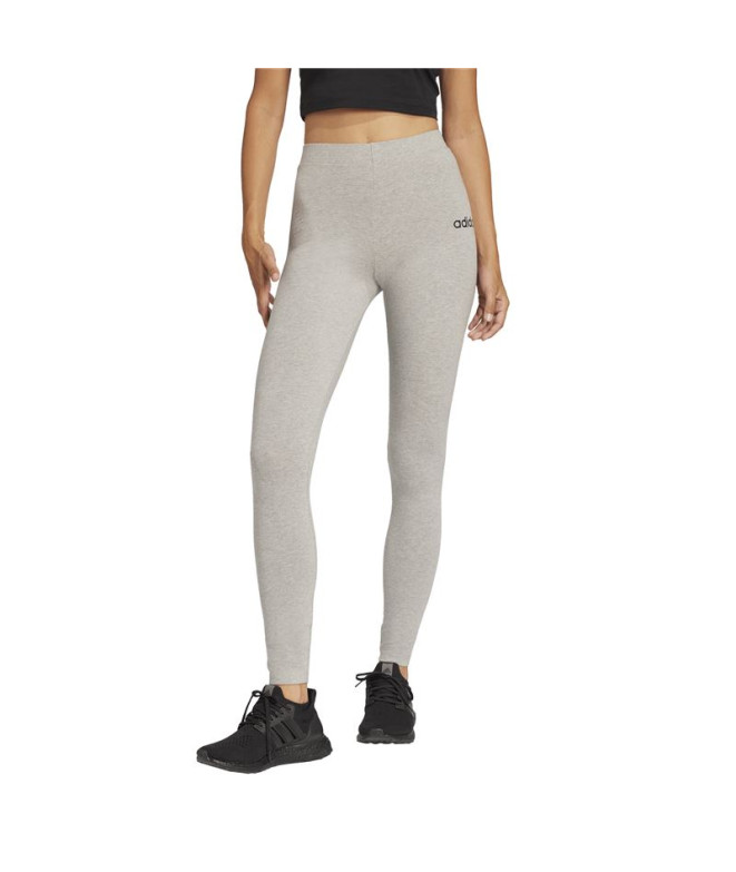 Mallas adidas Lin Sj Mujer Gris/Negro