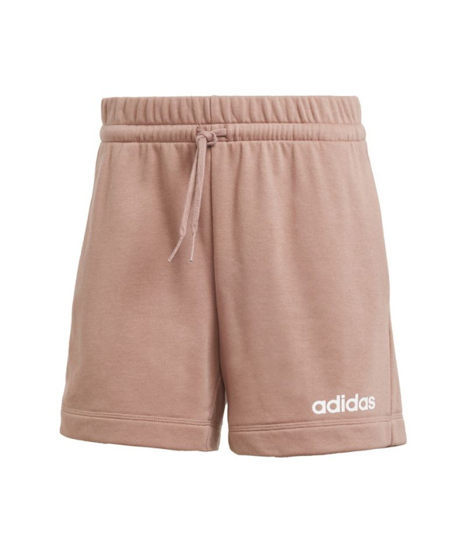 Pantalones adidas Lin French Terry Sho Mujer Rosa/Blanco