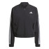 Cortavientos adidas 3 Bandas Wv Bomber Mujer Negro/Blanco
