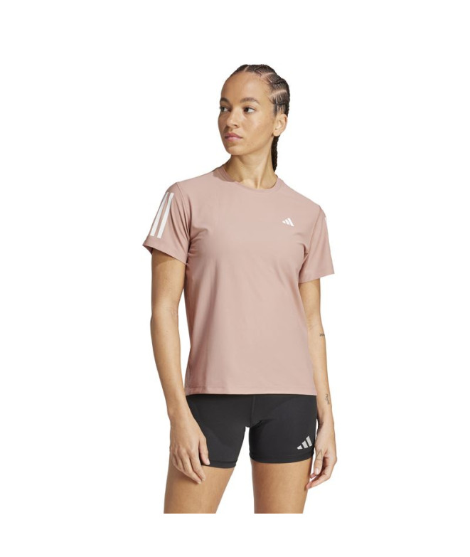 Camiseta de Running adidas Own the Run Mujer Rosa