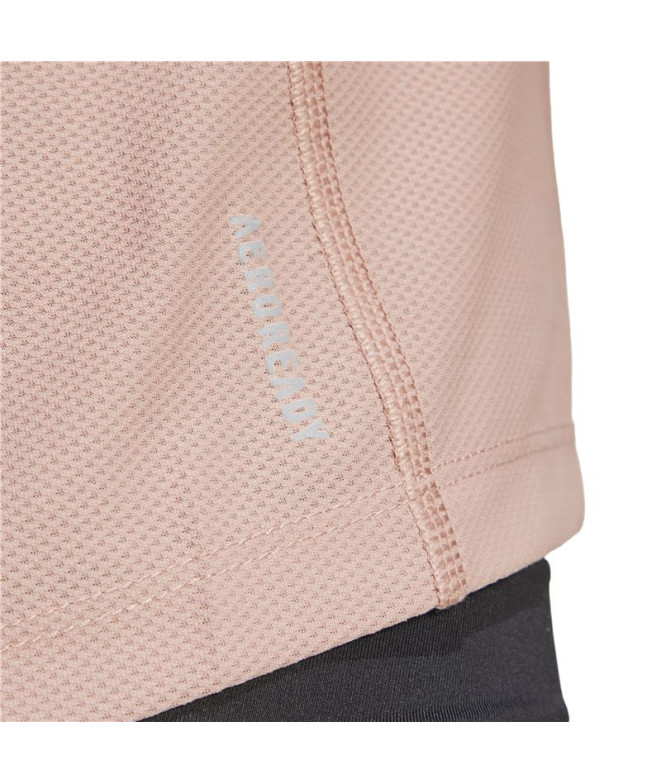 Camiseta de Running adidas Own the Run Mulher Rosa