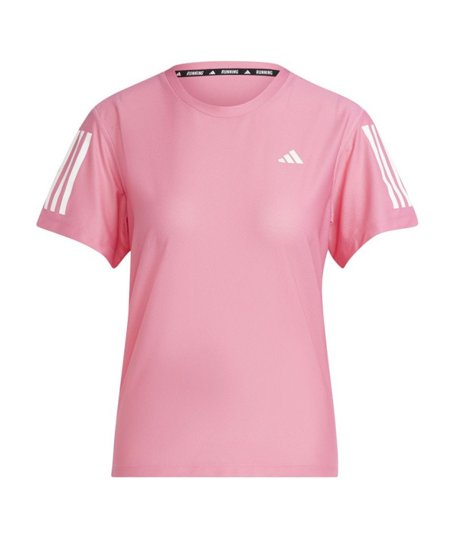 Camiseta de Running adidas Own the Run Mujer Rosa