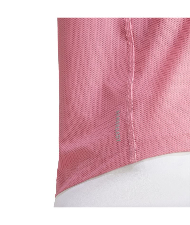 Camiseta de Running adidas Own the Run Mulher Rosa