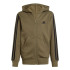 Sweat adidas 3 Bandes Fl Fz Hd Enfant Vert Foncé/Noir
