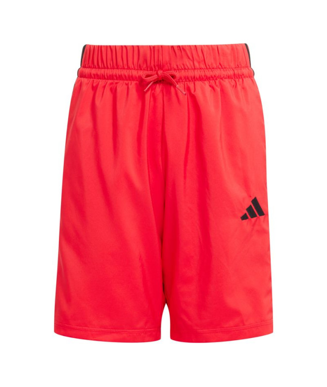 Pantalons adidas 3Bandas Wv Sh Enfant Rouge/Noir