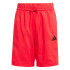 Calça adidas 3Bandas Wv Sh Infantil Vermelho/Preto