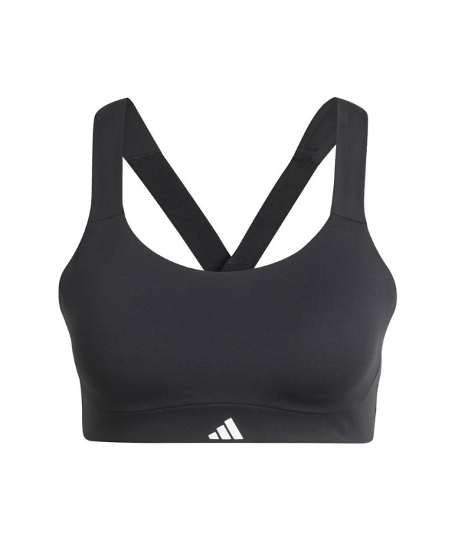 Sutiã esportivo de Fitness adidas Tlrdim Hs Mulher Preto