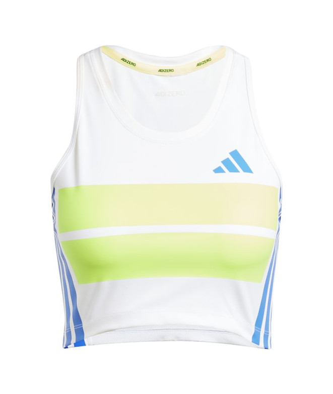 Camiseta de Running adidas Adizero R Ctp Mujer Blanco