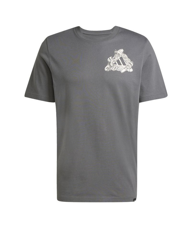 Camiseta de Futebol adidas Fun Kicks G Homem Cinza