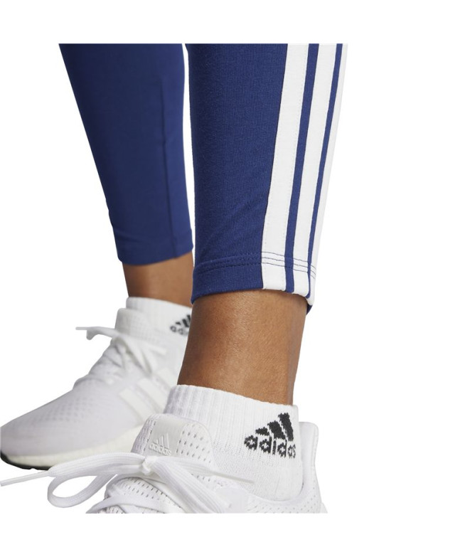 Collants adidas 3Bandas Sj Femme Bleu Foncé/Blanc