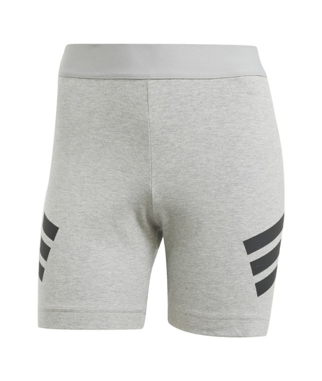 Malhas adidas Future Icons 3 Bandas Biker Mulher Cinza