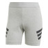 Mallas adidas Future Icons 3 Bandas Biker Mujer Gris
