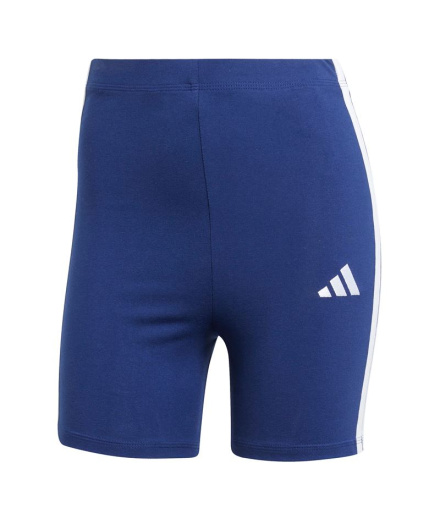 Mallas adidas 3Bandas Sj Bk Sho Mujer Azul Oscuro/Blanco
