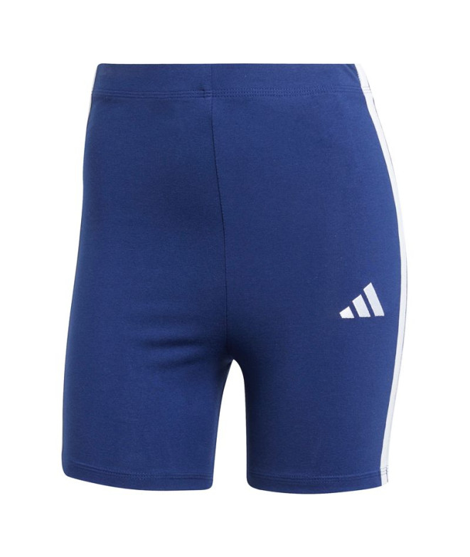Malhas adidas 3Bandas Sj Bk Sho Mulher Azul Escuro/Branco