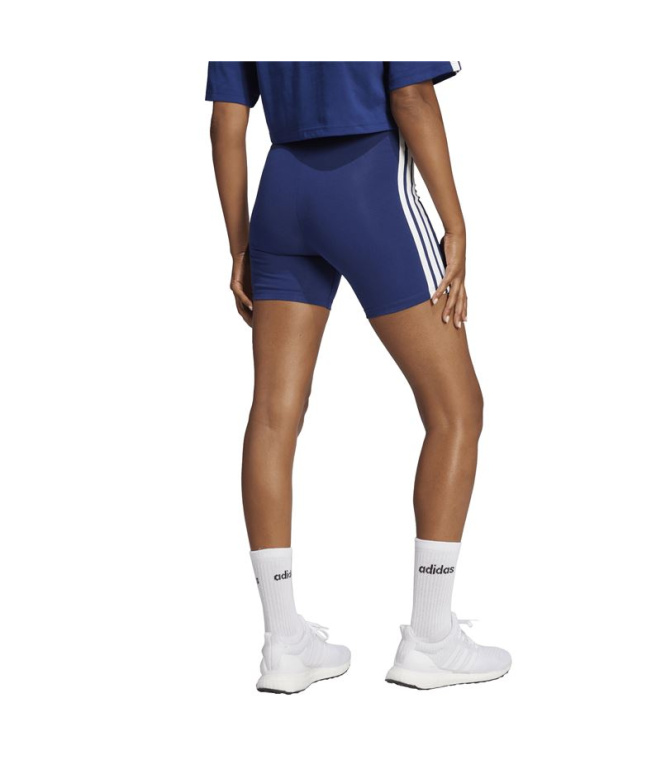 Mallas adidas 3Bandas Sj Bk Sho Mujer Azul...