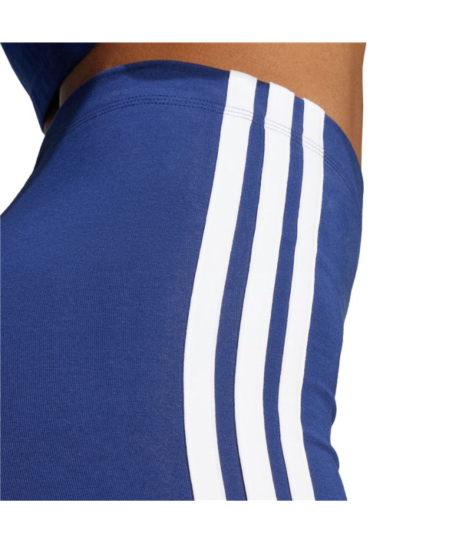 Mallas adidas 3Bandas Sj Bk Sho Mujer Azul...