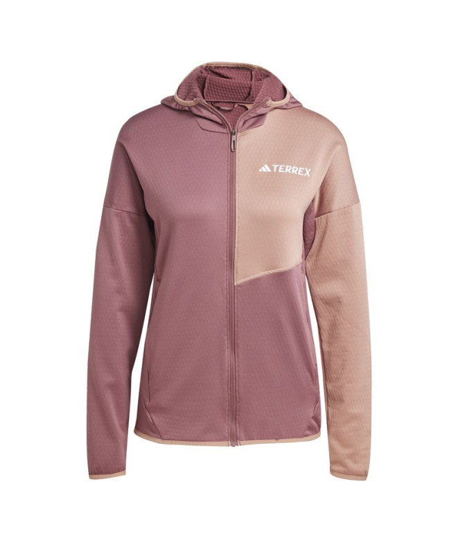 Polar de Montanha adidas Xpr Lt Fl H Mulher Roxo