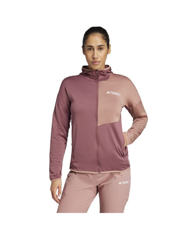 Polar de Montaña adidas Xpr Lt Fl H Mujer Morado