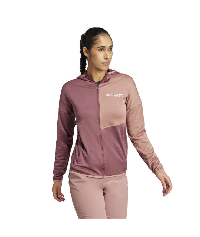 Polar de Montaña adidas Xpr Lt Fl H Mujer Morado